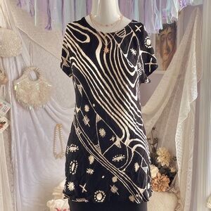 Jessica Howard Vintage Abstract Blouse Only